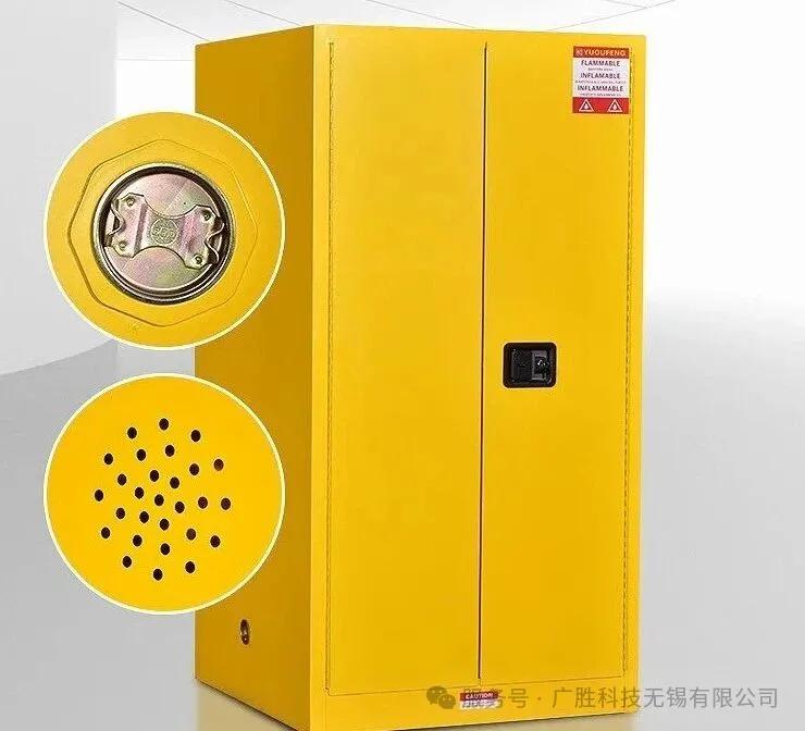 Ključna vloga nastavljivih zračnikov na vnetljivih varnostnih omarah