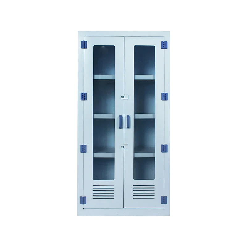 Varnostna omara za shranjevanje korozivnih kemikalij z dvojnimi vrati