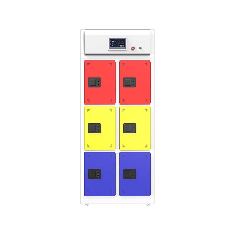 Six-door Gas-purifying Zoned Chemical Storage Cabinet